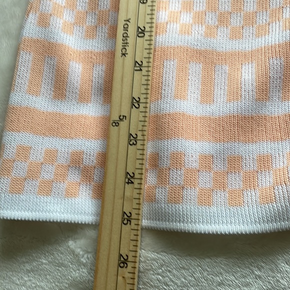 Vintage Atomic Retro Print Pastel Button Front Blouse - Picture 8 of 10